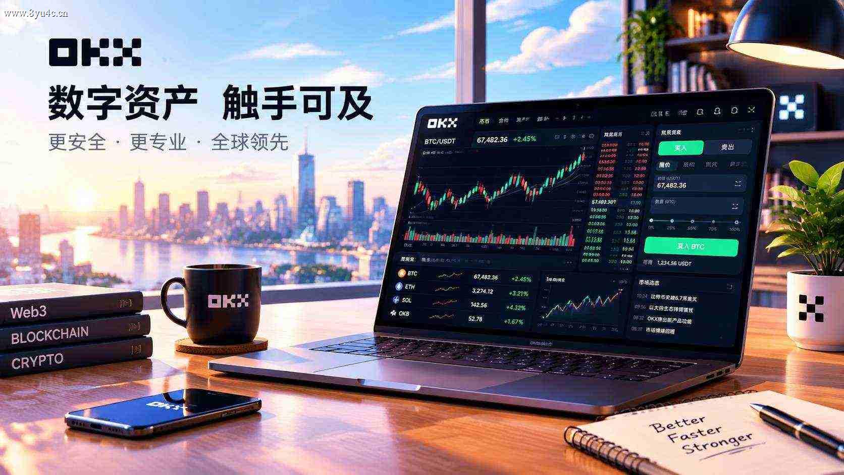 OKX欧易官网首页展示安全下载和功能介绍